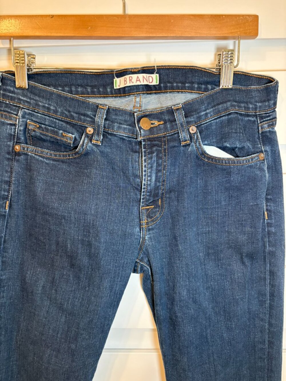 J Brand Martini Flare Jeans 70s Style Pure Dark Wash Bell Bottom 30 - Picture 5 of 9